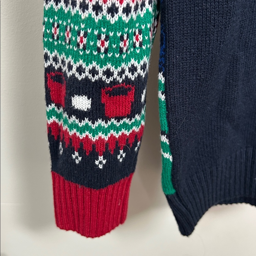 Ugly Christmas Sweater Deer Beer Pong Sweater S - Picture 7 of 8
